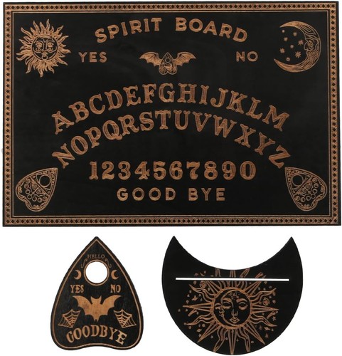 Ouija board and - ouija, card
