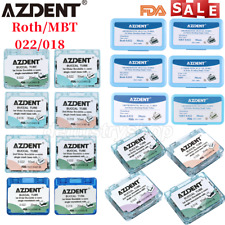 AZDENT Dental Orthodontic Buccal Tubes 1st 2nd Molar Tube Roth MBT 022 Bondable
