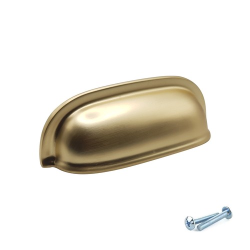 Brushed brass kitchen cabinet - brushed,