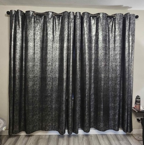 Black silver eyelet - black/silver,