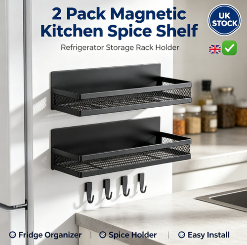 2pack magnetic spice rack - 2pack,
