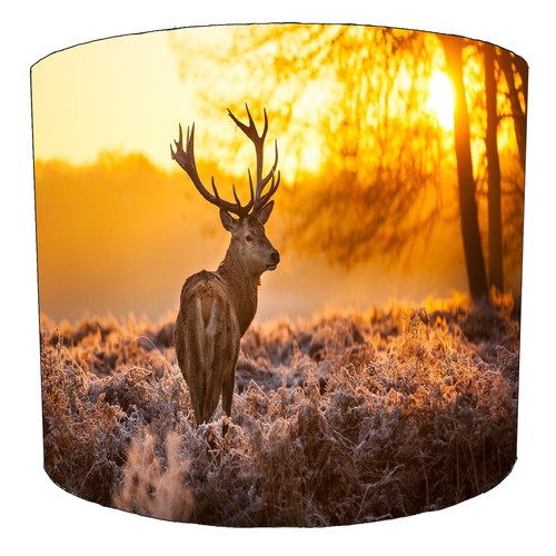 Deer stag hunting lampshade - deer,