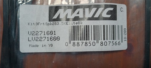 Mavic straight pull - mavic,