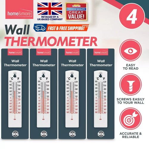 Wall thermometer indoor - thermometer,