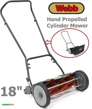 new Webb 18" Wheeled Push Cylinder Mower - WEH18 - 5060012806699 .