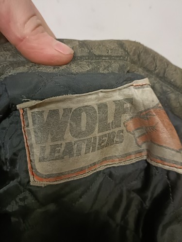 Vintage wolf leather - vintage,