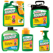 Roundup Weed Killer Fast Action Kills Root Concentrate Spray or Bottle Refill