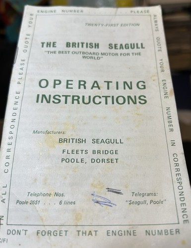 British seagull outboard motor - seagull,
