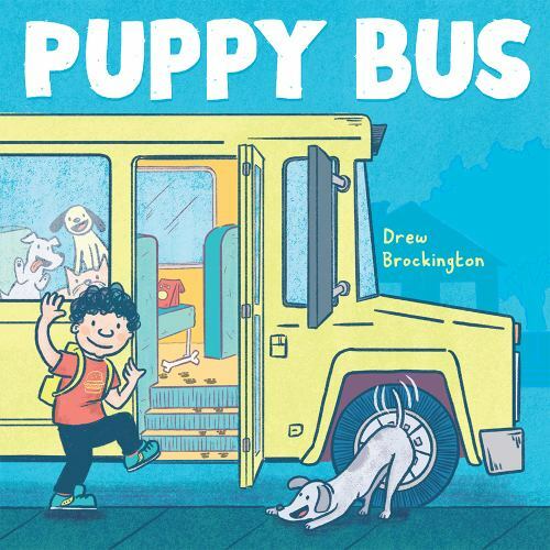 Puppy bus school and - and, library