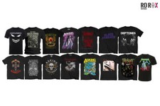Casual Men's T-shirt Official Band Merch - Unisex Cotton Rock Metal Concert Tee