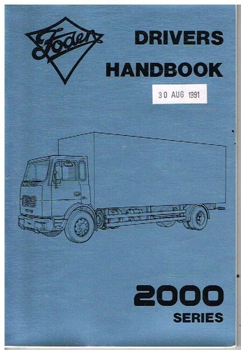 Foden 2000 series truck - foden, 1989