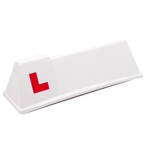Driving school roof sign - school,
