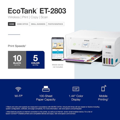 New epson ecotank printer - new,