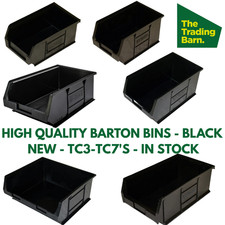 Black Plastic Parts Lin Bins