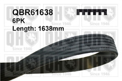 Qbr61638 drive belt new - belt,