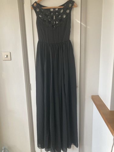 New black evening dress - dress, by