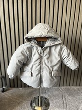 Baby boys Zara blue puffer jacket age 6-9 months