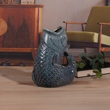 Ceramic Fish Gurgle Jug Vase