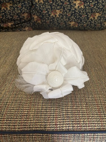 Vintage ivory white - ivory/white, floral