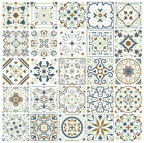 Tile stickers mosaic - tile,
