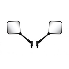 Mirrors 10mm Black Rectangle