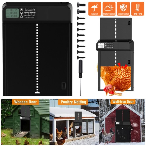 Automatic chicken coop door - automatic,