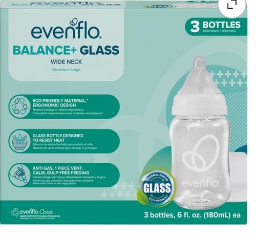 Evenflo balance wide neck - evenflo,