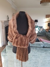 Mink Stole Cape Wrap Shawl