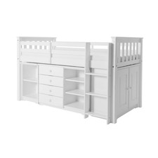 PORTO WHITE MIDI SLEEPER DESK