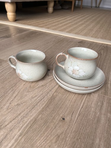 Denby daybreak tea cups and - daybreak,