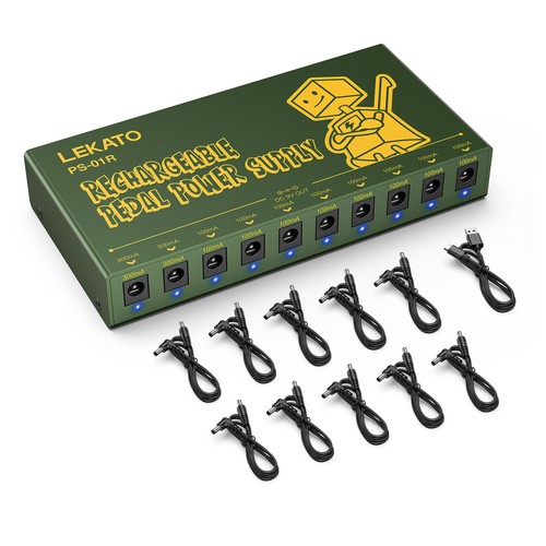 Lekato guitar pedal power - guitar,