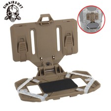 Tactical Vest Front Molle Admin Pouch Folded Navigation Board Phone Flip Holder