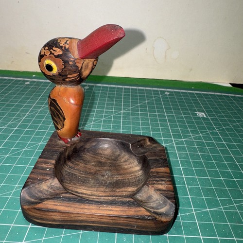 Vintage novelty wooden bird - vintage,