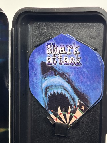Vintage dart set shark attack - vintage,