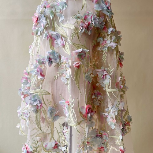 Flower lace fabric - lace,