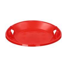 Downhill Snow Scooter Kids Round Sled Red Skiing Board Scooter Grass&Sand Skiing