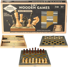 3 in 1 Folding Wooden Board