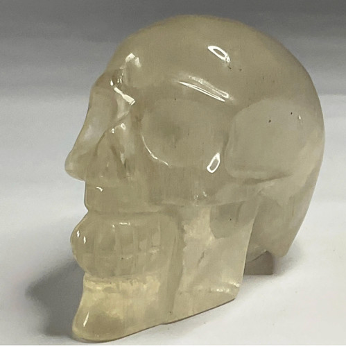 Rock crystal skull - ,, hand