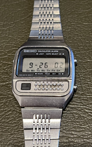 Vintage seiko calculator alarm - vintage,