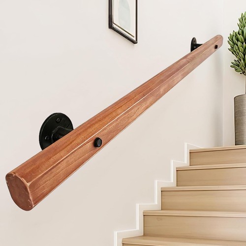 100cm wooden handrail - handrail, stair