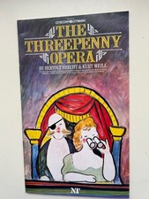 THE THREEPENNY OPERA theatre Programme NT BARRY JAMES TIM CURRY 