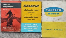 Raleigh Mopeds by Book Instruction Book and Service Manual 3x items