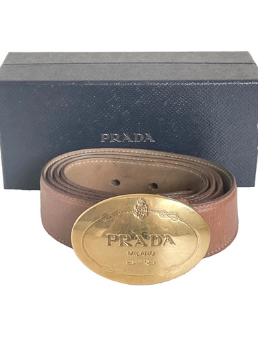 Prada tan saffiano leather - prada,