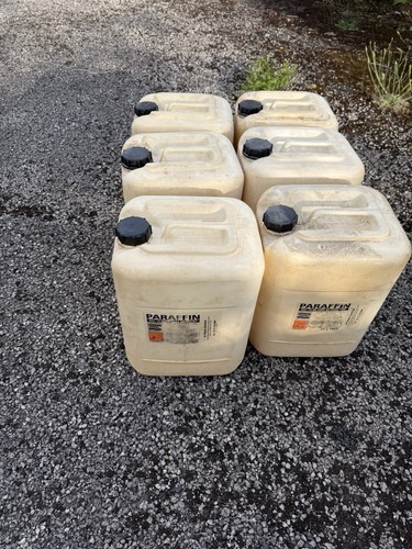 Litre empty paraffin oil - x6,