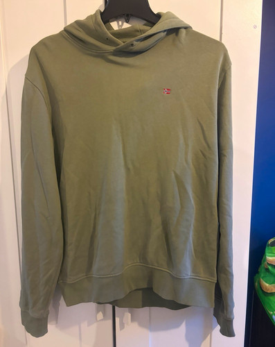 Napapijri mens green pullover - napapijri,