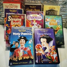 9 VHS Walt Disney Classics