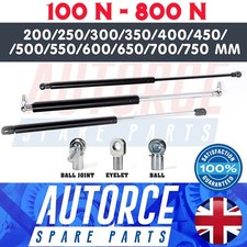 UNIVERSAL GAS STRUTS SPRINGS 200-750MM MULTI PURPOSE 100N-800N BALL JOINT EYELET
