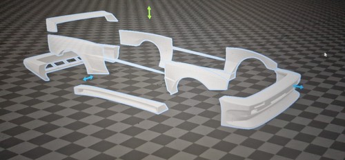 Rieger design body kit - 1/18,