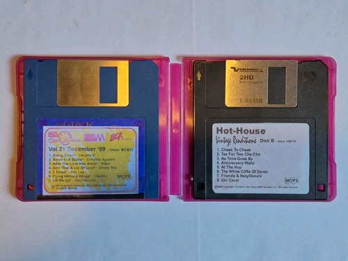 Vintage music midi - files,
