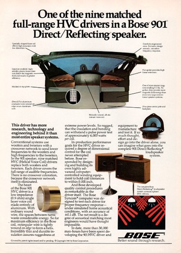 Bose model 901 speakers - -,